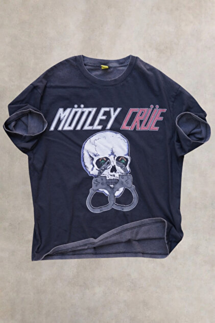 Overdrive Mötley Crüe “Tour 1983” Özel Tasarım Vintage Rock Tişört
