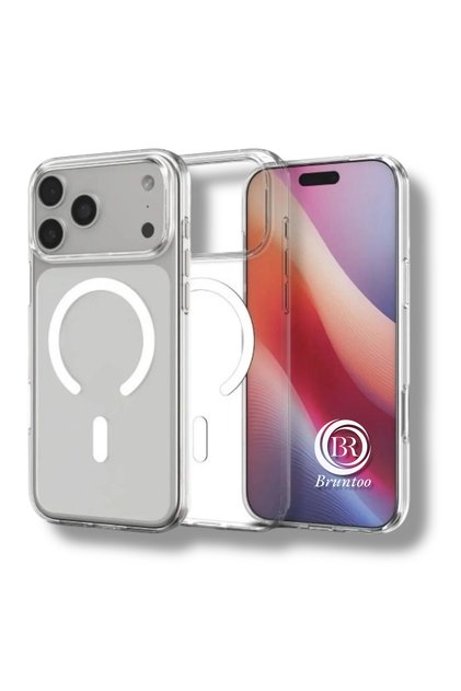 iPhone 17 Pro / 18 Pro Compatible Magsafe Transparent (Pc Hard) Material Non-Yellowing Case Shock and Scratch Resistant