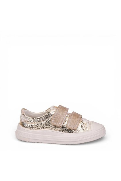 1002 Orthopedic Girl Child Gold Glittery Sneakers