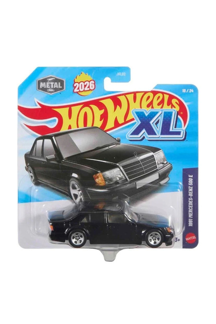 HOT WHEELS XL Diecast Araba Tekli Paket 1:43 1991 Mercedes-Benz