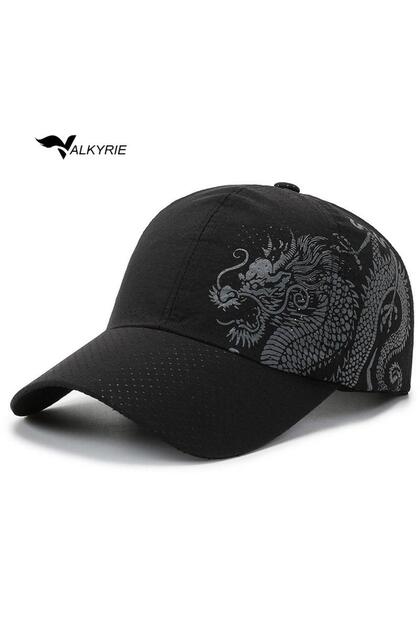 Dragon Nefes Alabilir Spor Şapka – Ayarlanabilir Outdoor Balıkçı Kamp Günlük Unisex Şapka