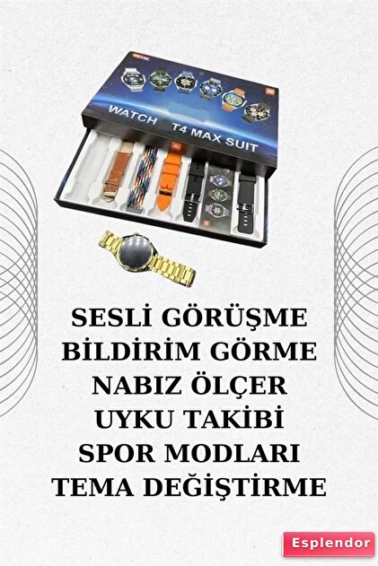 Holatec Mini G9 41mm GOLD ROSE Kadın Akıllı Saat 3 Kordonlu Kuğu