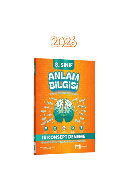 Okyanus Yayınları 2026 Mozaik Yayınları 8. Sınıf Anlam Bilgisi 16 Okyanus Yayınları 2026 Mozaik Yayınları 8. Sınıf Anlam Bilgisi 16