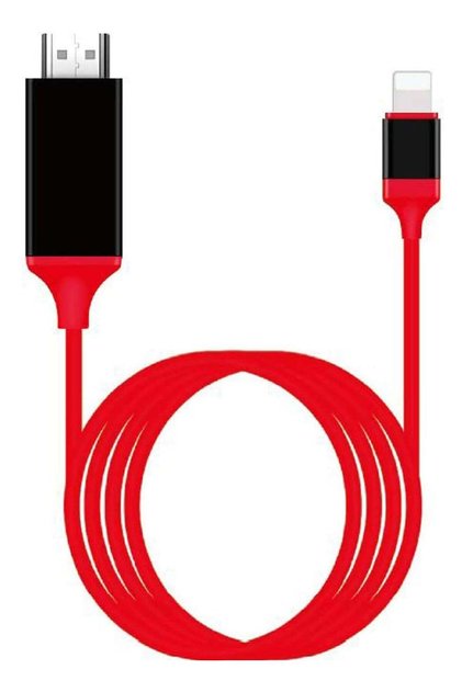 محول Lightning إلى HDMI معتمد من Apple MFi لتوصيل الهاتف بالتلفزيون