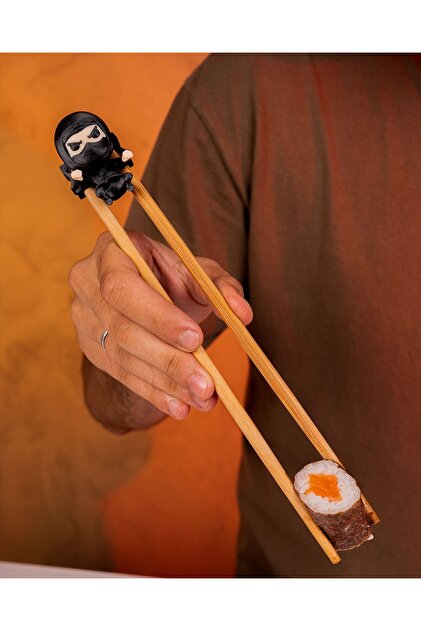 Sushi Çubuğu Aparatı 2’li Set – Ninja Chopstick Kullanma Aparatı