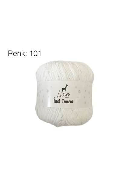 Yarn İnci Tanem BONCUKLU İPLİK 50gr 130mt El Örgü Ipliği