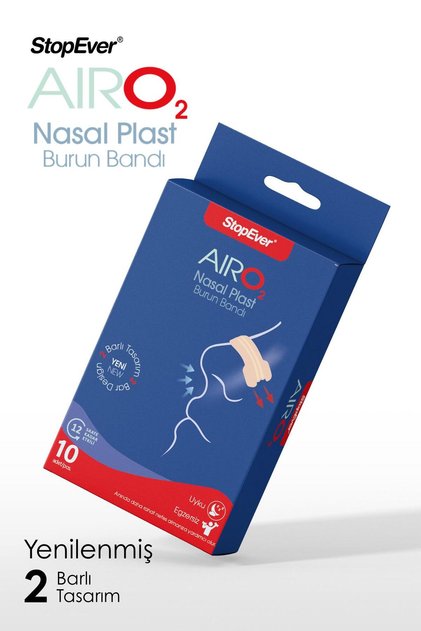 Air O2 Nasal Plast Burun Bandı 10'lu