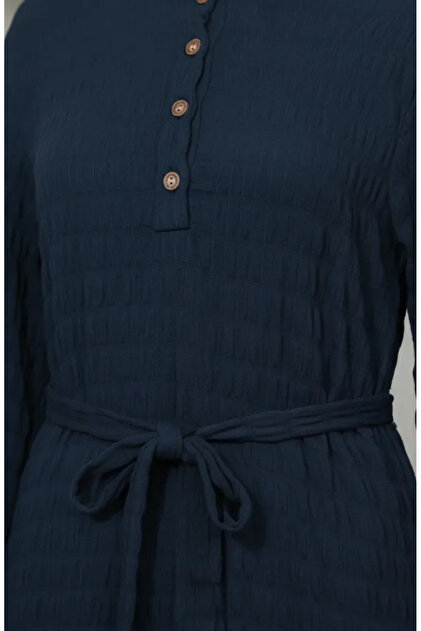 blue waffle dress Bellini Waffle Dress