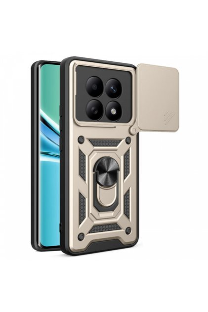 Θήκη για Xiaomi Poco M8 / Redmi Note 15 5G / Note 15 4G, Techsuit, CamShield, Χρυσό