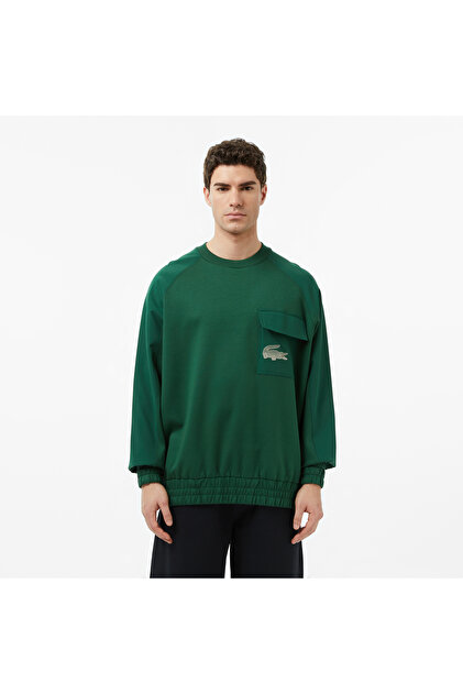 トップス House on the Hill / Sweatshirt Lacoste House of SuperStep x Erkek Yeşil Sweatshirt - Fiyatı