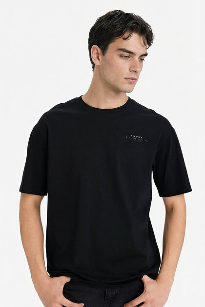 U2 VERTIGO 06 Tシャツ ブラック XL　BONO ボノ Defacto 26Y801002284 Siyah Erkek T-Shirt F8172AX/BK81 - Fiyatı