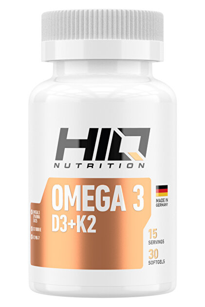 HIQ OMEGA 3 D3+K2 PREMIUM COMPLEX 30 SOFTGEL