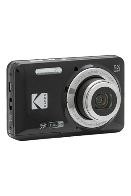 16 MP Digital Camera, 5x Optical Zoom, Black, FZ55