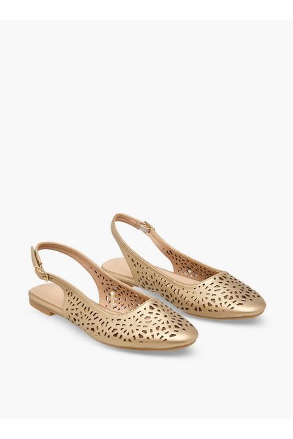 Women Cutout Design Slingback Flats Mules