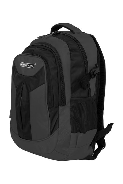 Para John School Bag Durable Backpack Polyester Student Bag with Zipper Pockets