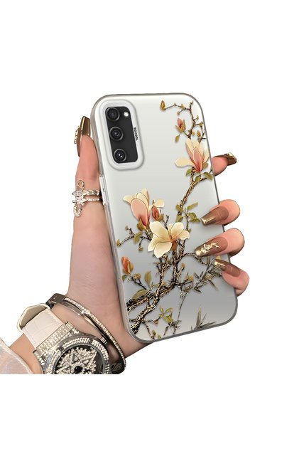 Samsung Galaxy S20 Fe 4G/5G Compatible Unbreakable Silicone Beautiful Floral Print Printed Cover