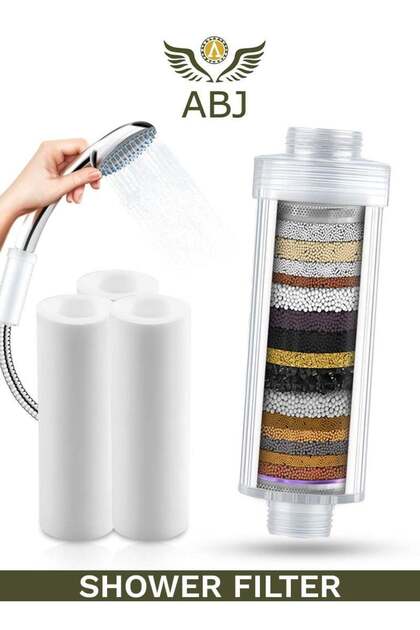 Shower Filter for Hard Water with Visible Filter Change