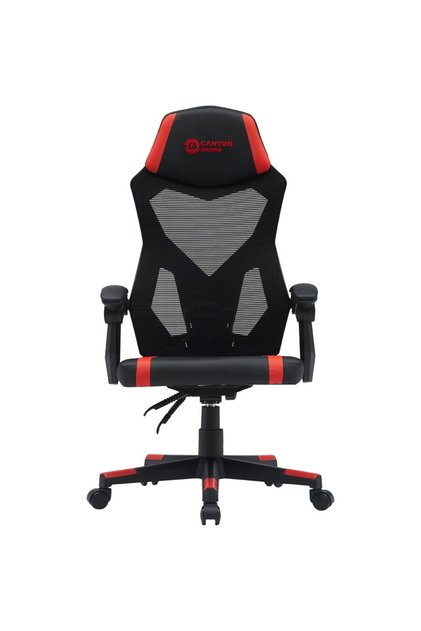 Scaun Gaming Flow CNE-MCH01, 120kg, Negru-Rosu