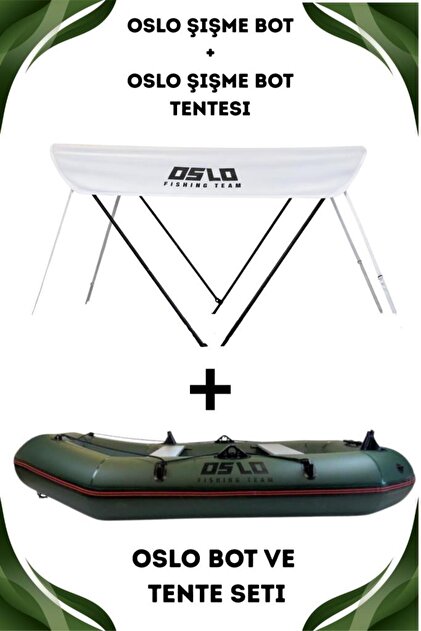 Fishing Team Haki Şişme Bot Ve Tente Seti