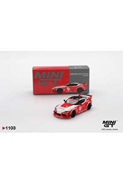 HOT WHEELS Mini GT 1/64 LB-WORKS Toyota GR Supra Red/White