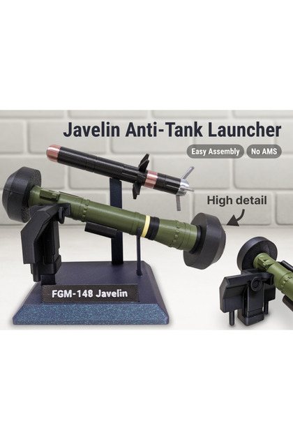 Javelin Anti-Tank Füze Fırlatıcı - Javelin Anti-Tank Missile Launcher (Replika Maket)