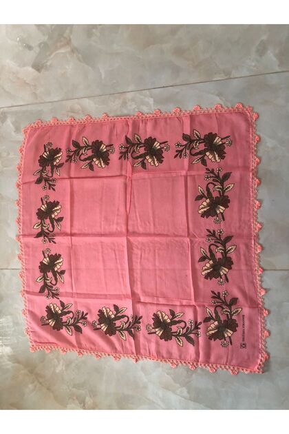 Handcrafted Embroidered Writing, Scarf, Dowery Gift