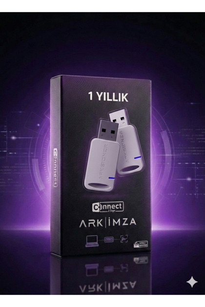 ArkSigner E-İmza 1 Yıllık BTK Onaylı USB Sim Kart Dahil Elektronik