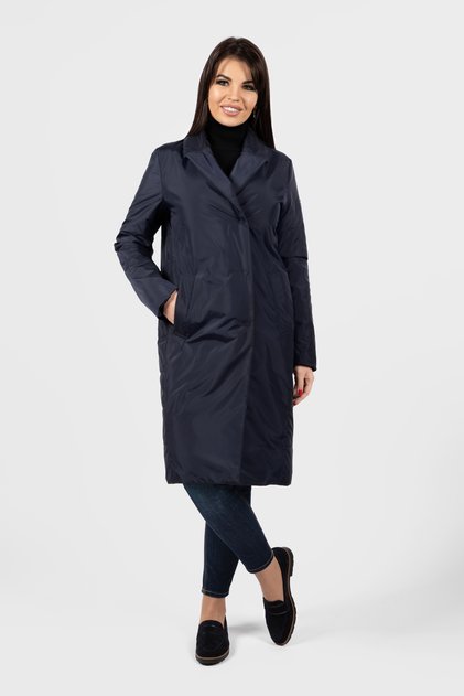 Palton damă VIKI dark navy, extra usor