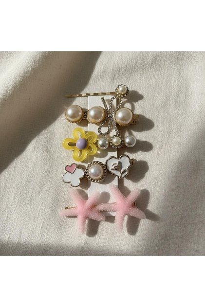 5-Piece Girls' Clip-On Buckle Set