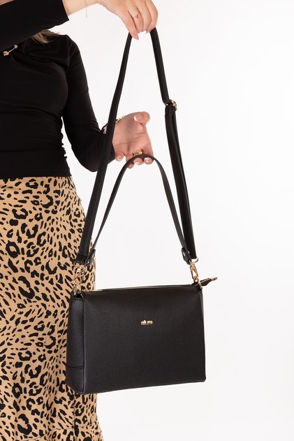 Women's Casual Handbag and Shoulder Bag Ald.4584 Black Flötr