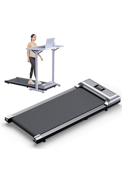 Walking Pad, 2in1 Under Desk Treadmill of Compact Space,2.5HP Quiet Walking Pad with Remote Control
