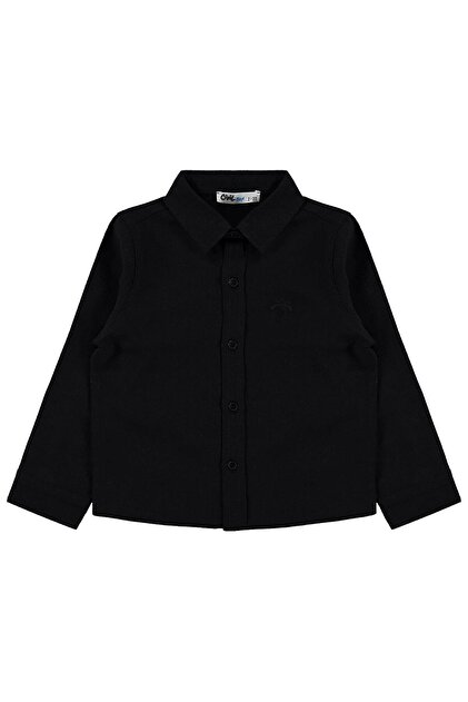 Civil Boys Boy's Basic Long Sleeve Shirt 2-5 Years - Black 4-5 Years-  Trendyol