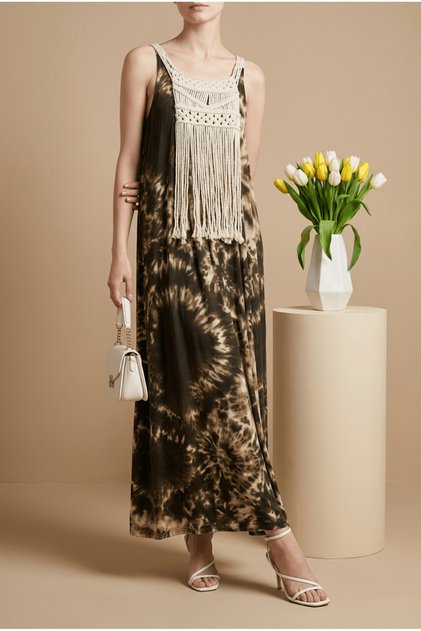 Bohemian Dream Tie-Dye Maxi Dress