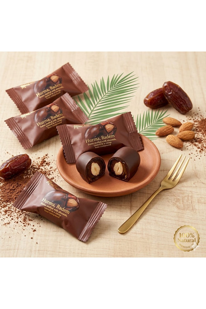 MASCHO SÜTLÜ ÇİKOLATALI BADEMLİ HURMA 1KG