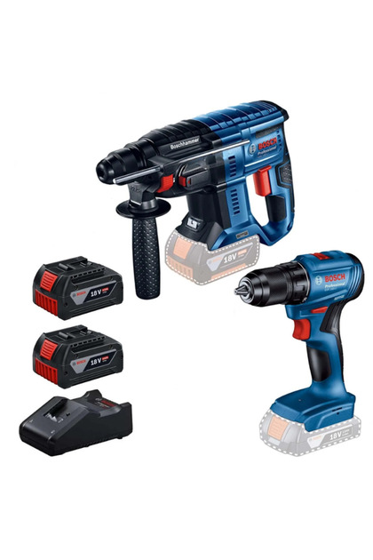 GBH 180-LI Kırıcı Delici +GSR 185-LI Vidalama Set 2x4.0Ah