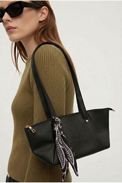 The Tote Bag with Scarf Shoulder Bag
