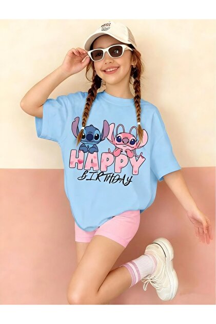 BENROMA HAPPY BIRTDAY BASKILI UNİSEX ÇOCUK TİŞÖRT 3GH3 - Fiyatı