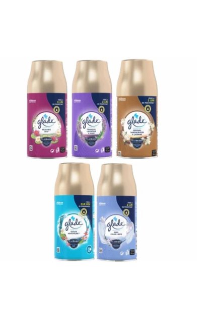 Pachet promoțional 5 x Refill parfum de cameră 269ml Relaxing Zen, Lavandă, Aloe, Iasomie, Ocean și Pur