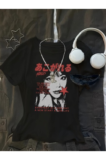 Kemer Boy Star Girl Crop Bluz