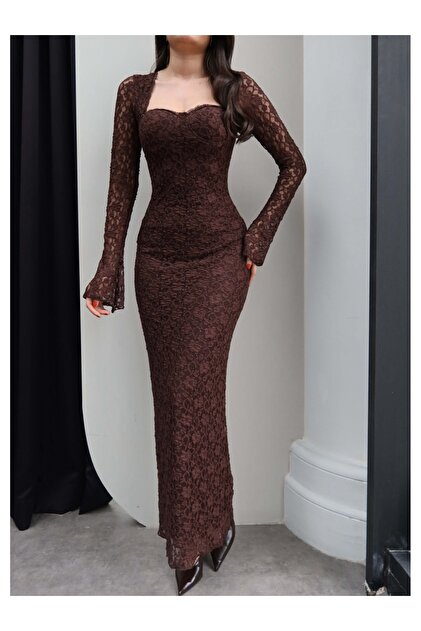 ESRAHELVACI Lace Dress with Straps and Bell Sleeves - Price, Reviews