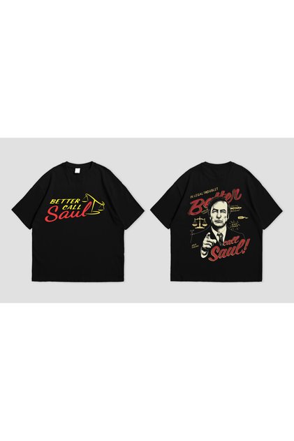 Better Call Saul Printed Unisex 100% Cotton Pack Oversized T-Shirt