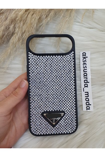 iPhone 17 Air Compatible Luxury Full Stone Branded Case