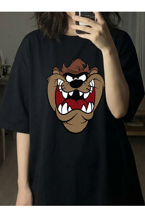 NEWSHİNE The Flintstones Baskılı Unisex Oversize T-shirt - Fiyatı