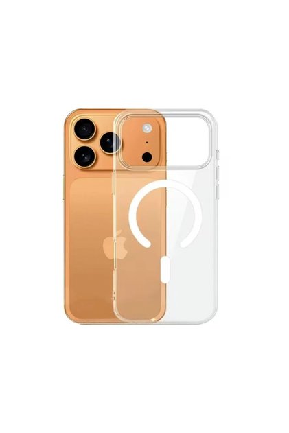 Αντικραδασμική θήκη iPhone 17 Pro, διαφανής, MagSafe, μεγάλη τρύπα 1,5 χιλ., , κουμπιά υψηλής απόκρισης,