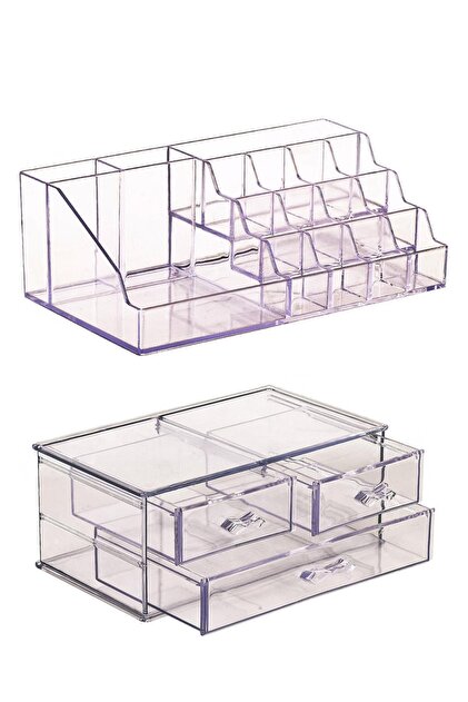 Helen's Home 3 Çekmeceli Makyaj Düzenleyici Organizer Set - Fiyatı