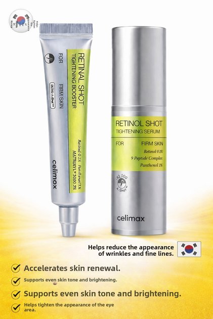 Set Retinal Shot Tightening Booster 15 ml / Retinol Shot Tightening Serum 30ml Made in Korea