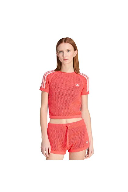 adidas Crochet Tee Kadın T-shirt KC6482 - Fiyatı, Yorumları