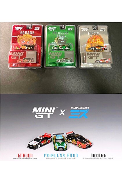 mini gt MiniGT blister 6'lı SET - Garuda-Barong-Princess Roro 3