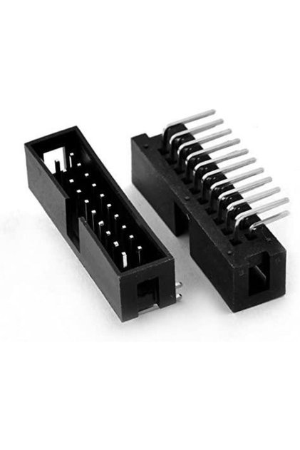 20 pin idc male connector board type 90 degree