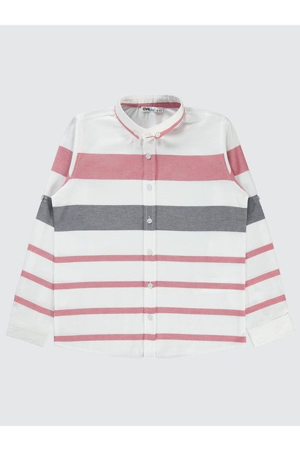 Striped Shirt for 10-13 Years Old - Red